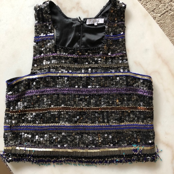 Parker Tops - Parker sequin crop top
